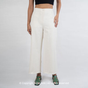 Taagh White Pants Aidajan